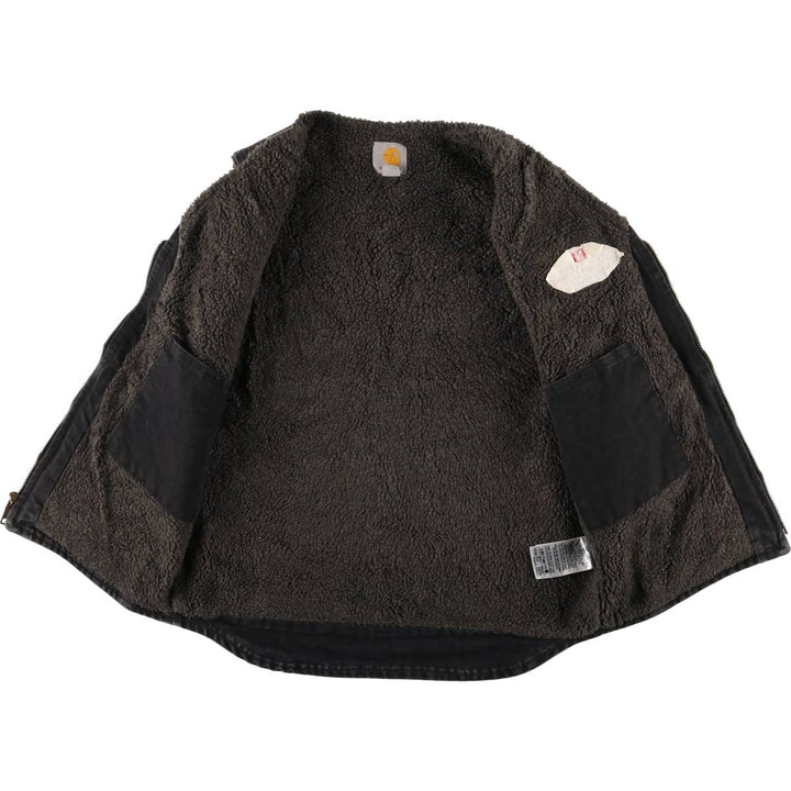 Carhartt Duck Vest, Men's S Size cotton gray type Vintage Second Hand