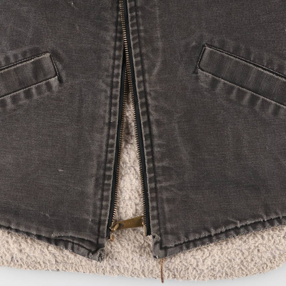 90'S Carhartt Duck Vest, Men's Size L, Vintage cotton black type Vintage Second Hand