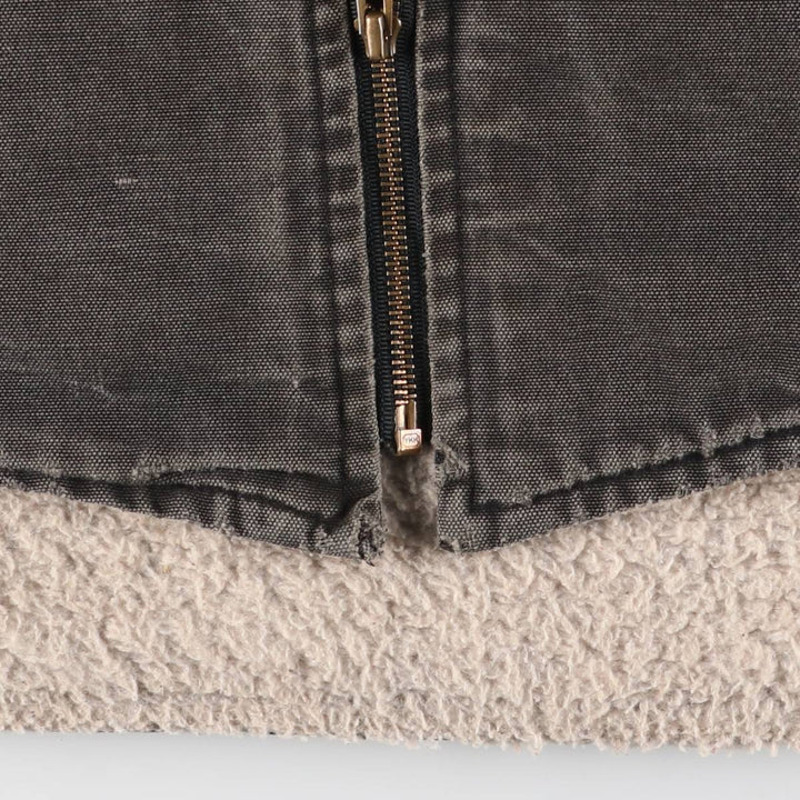 90'S Carhartt Duck Vest, Men's Size L, Vintage cotton black type Vintage Second Hand