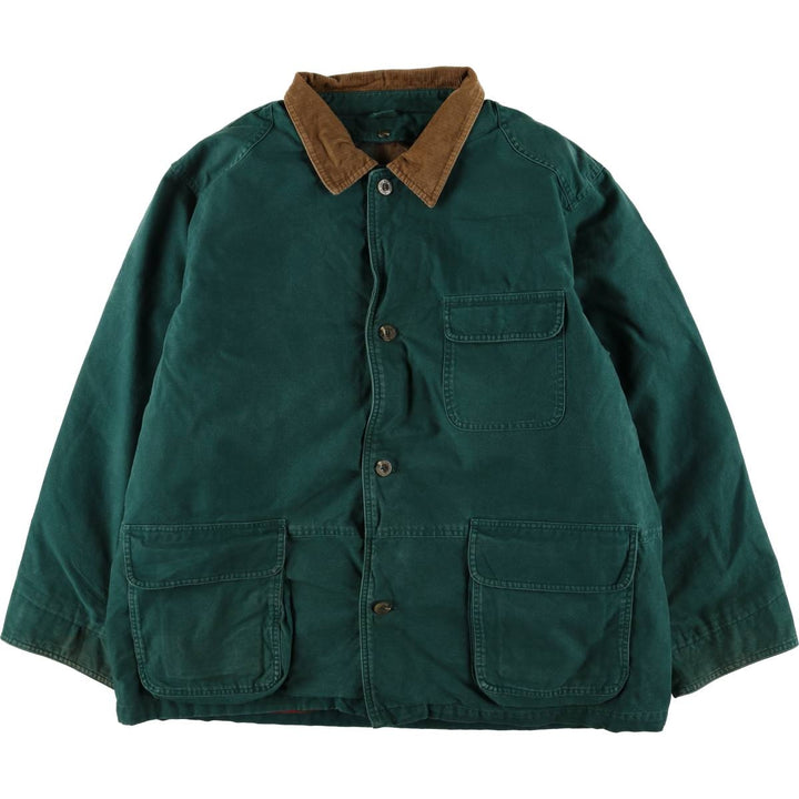 Eddie Bauer Goose Down Hunting Jacket, Men's Size L cotton Green type dark green Vintage Second Hand