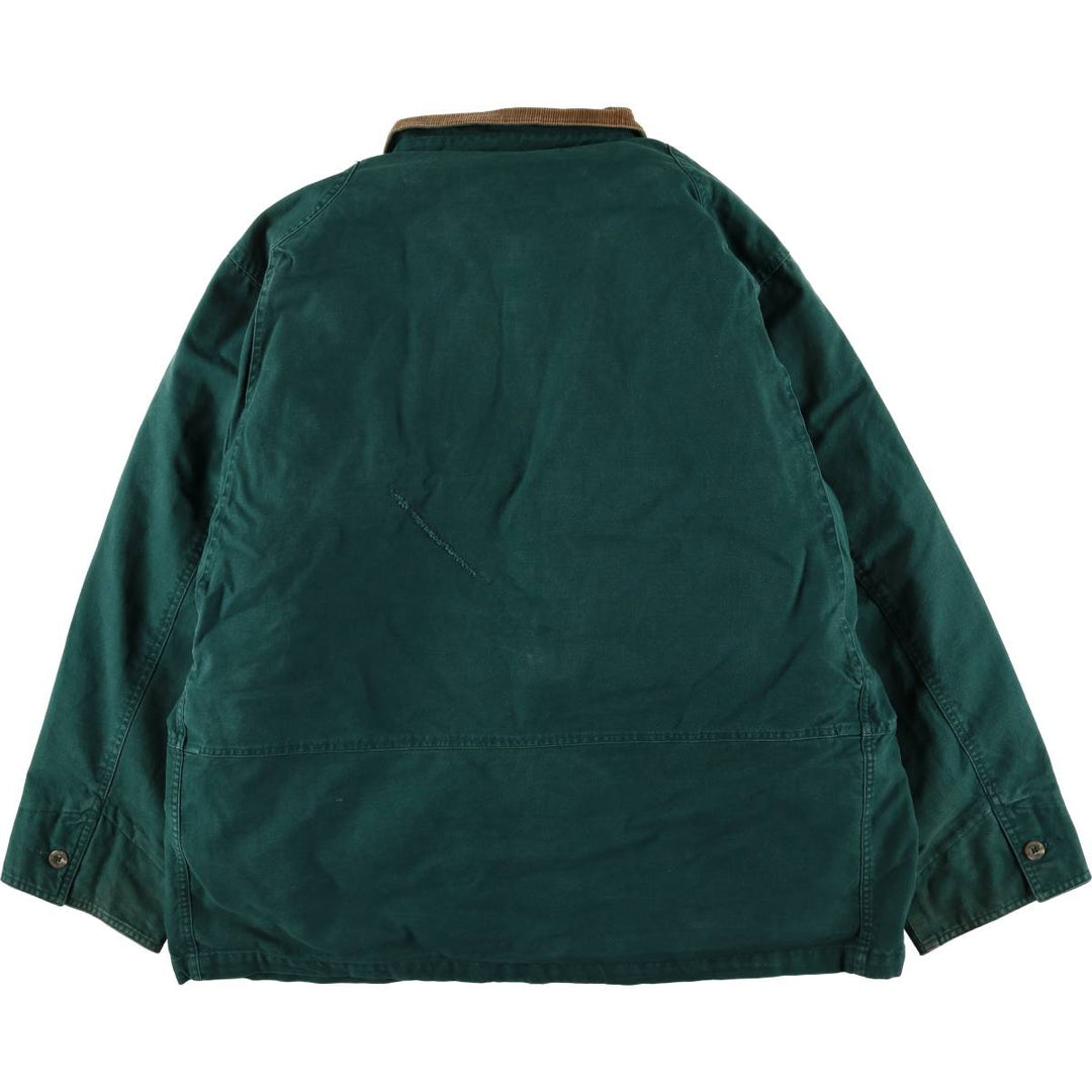 Eddie Bauer Goose Down Hunting Jacket, Men's Size L cotton Green type dark green Vintage Second Hand