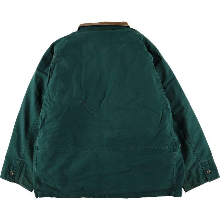 Eddie Bauer Goose Down Hunting Jacket, Men's Size L cotton Green type dark green Vintage Second Hand