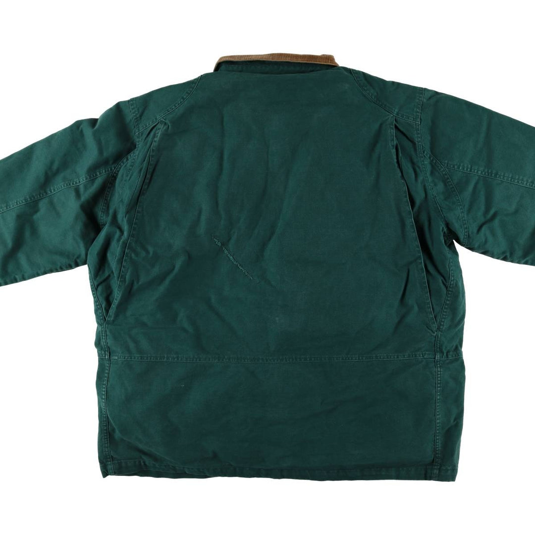 Eddie Bauer Goose Down Hunting Jacket, Men's Size L cotton Green type dark green Vintage Second Hand
