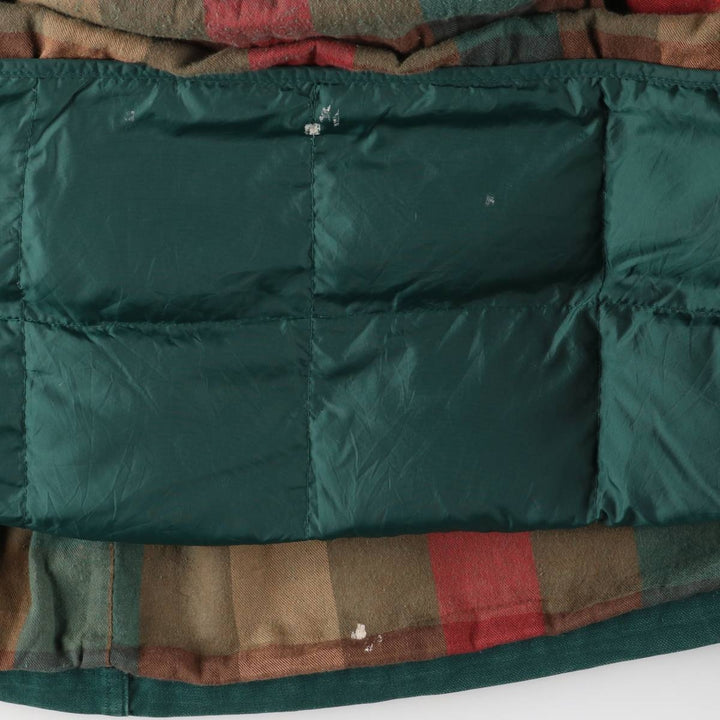 Eddie Bauer Goose Down Hunting Jacket, Men's Size L cotton Green type dark green Vintage Second Hand