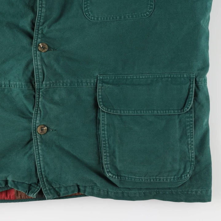 Eddie Bauer Goose Down Hunting Jacket, Men's Size L cotton Green type dark green Vintage Second Hand