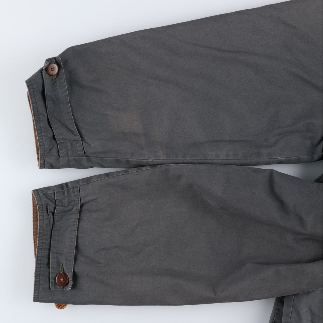 Vintage 90'S J.Crew padded hunting jacket, men's size XL cotton gray type Vintage Second Hand