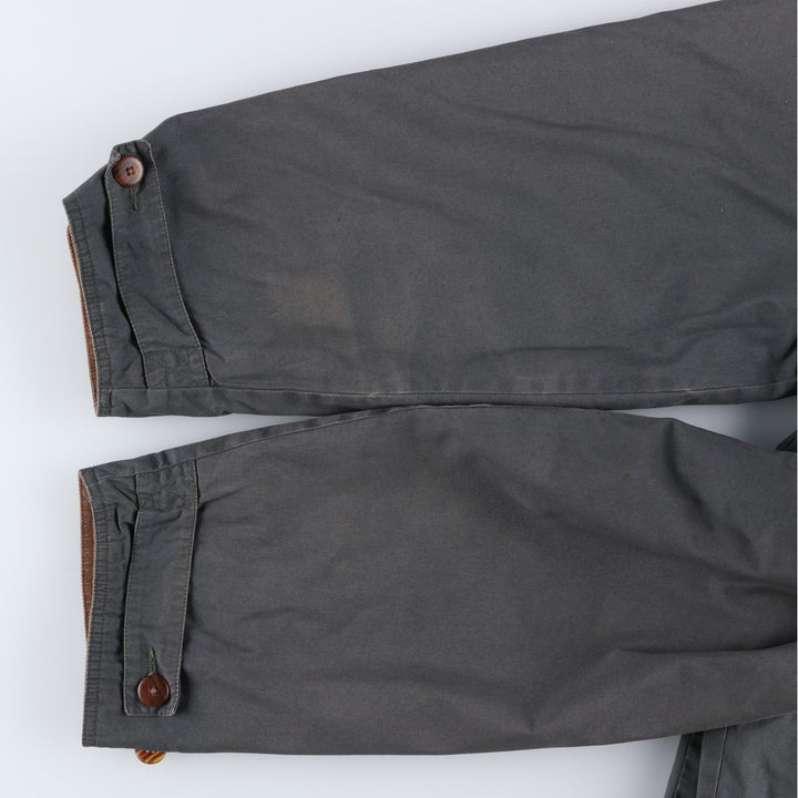 Vintage 90'S J.Crew padded hunting jacket, men's size XL cotton gray type Vintage Second Hand