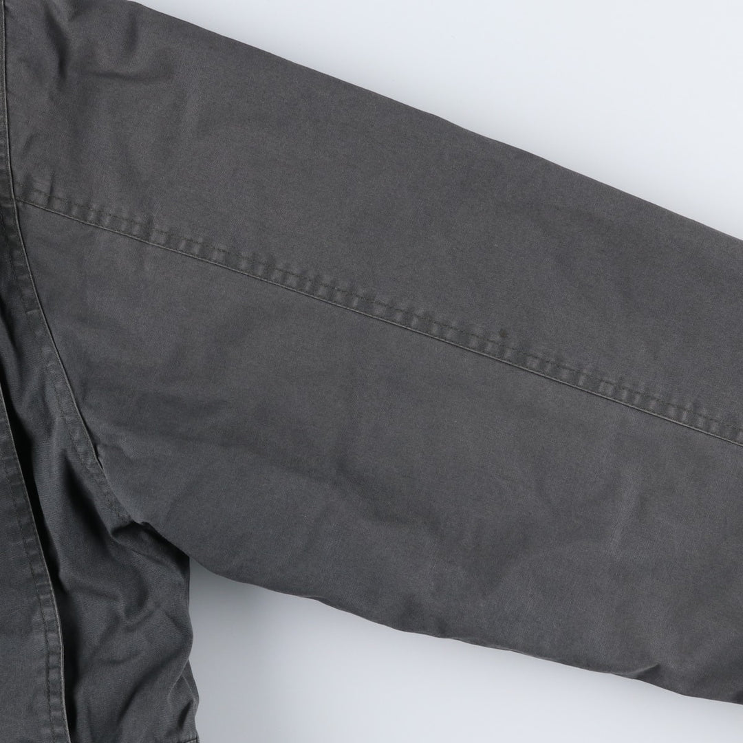 Vintage 90'S J.Crew padded hunting jacket, men's size XL cotton gray type Vintage Second Hand