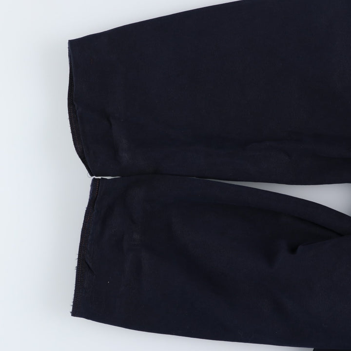 90'S J.Crew Duck Hunting Jacket, Men's Size L, Vintage cotton navy blue type Vintage Second Hand