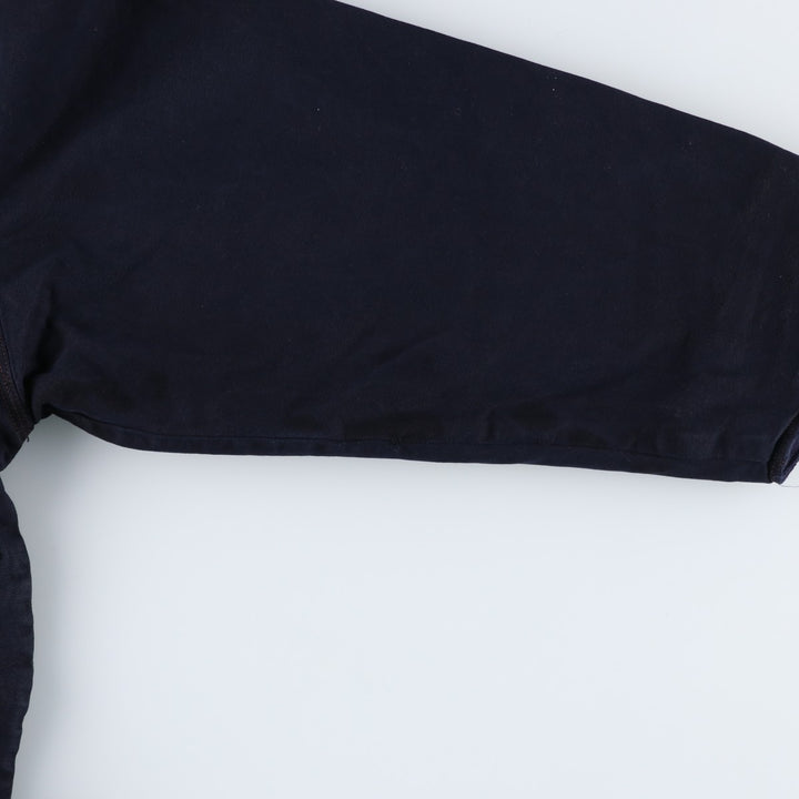 90'S J.Crew Duck Hunting Jacket, Men's Size L, Vintage cotton navy blue type Vintage Second Hand