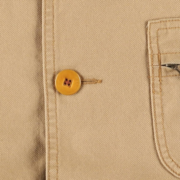90s-00'S LLBean Duck Hunting Jacket, Men's Size L cotton Beige type Vintage Second Hand