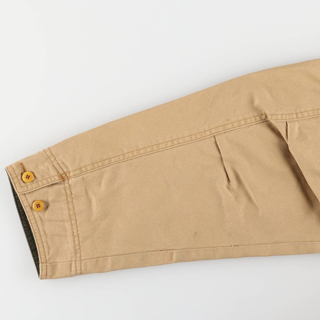 90s-00'S LLBean Duck Hunting Jacket, Men's Size L cotton Beige type Vintage Second Hand