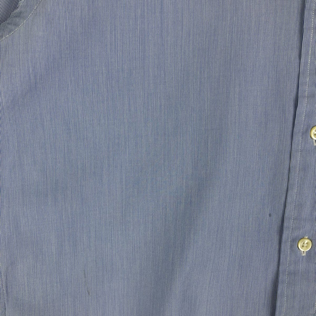 Ralph Lauren CUSTOM FIT long sleeve button down striped shirt men's size M cotton blue type Vintage Second Hand