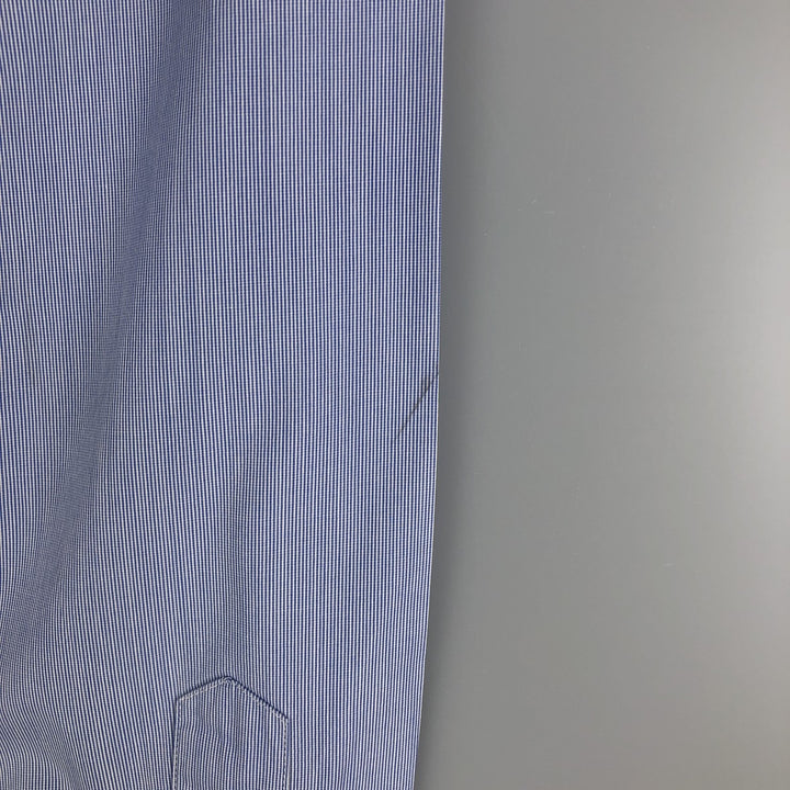 Ralph Lauren CUSTOM FIT long sleeve button down striped shirt men's size M cotton blue type Vintage Second Hand