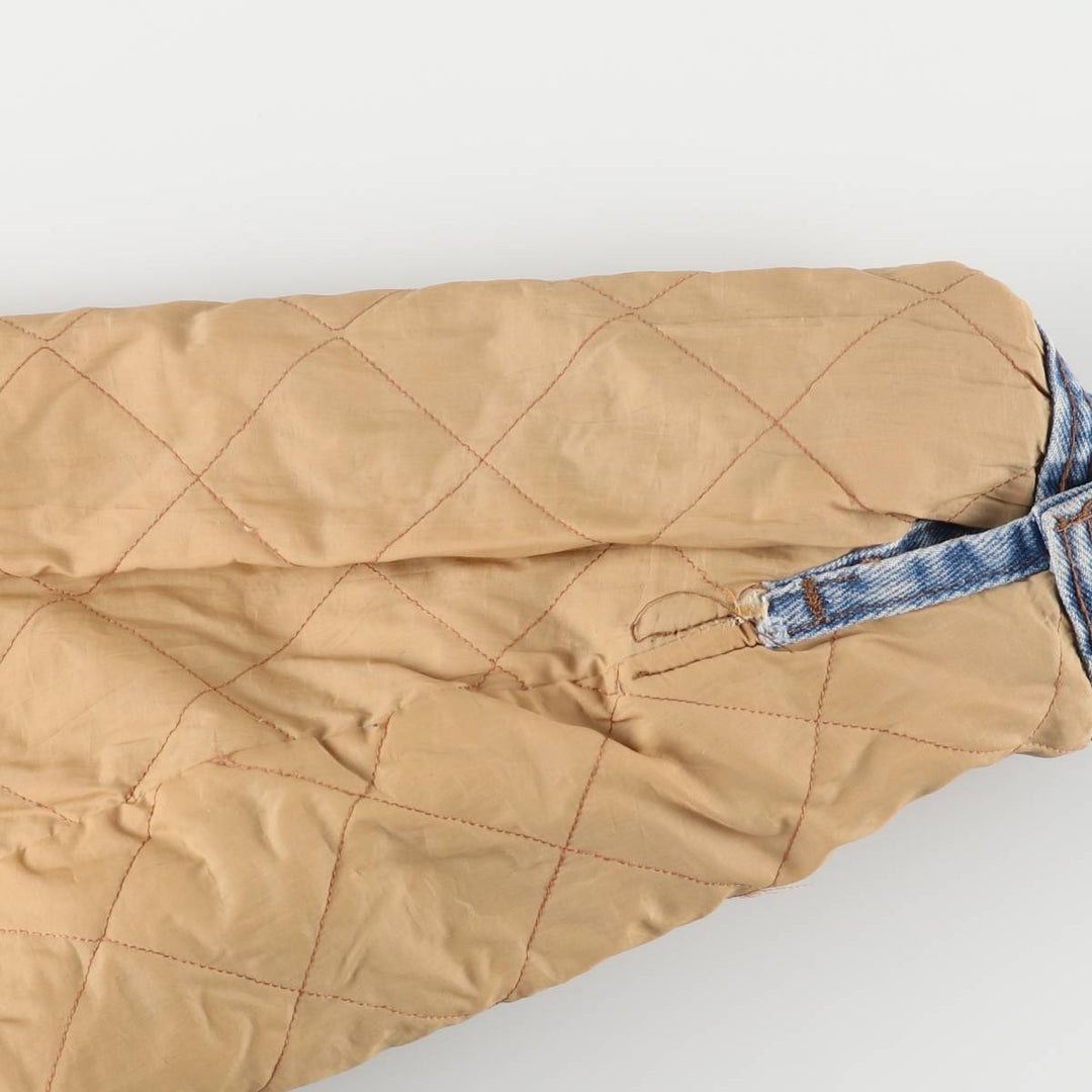 Vintage 90'S Lee RIVETED denim jacket, men's size XL unclear blue type Vintage Second Hand