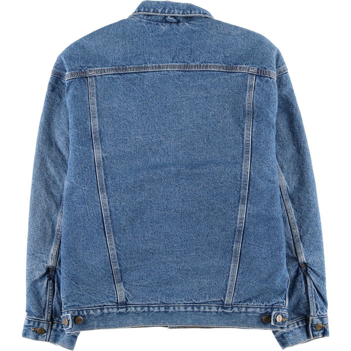 Vintage 80s-90'S Carhartt denim jacket, made in the USA, size M, men's cotton blue type Vintage Second Hand