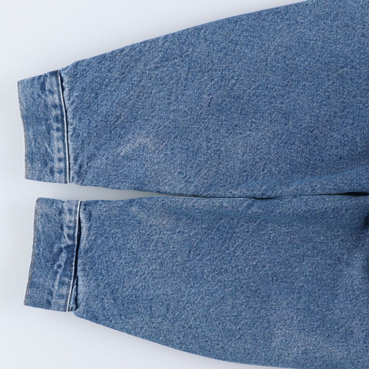 Vintage 80s-90'S Carhartt denim jacket, made in the USA, size M, men's cotton blue type Vintage Second Hand