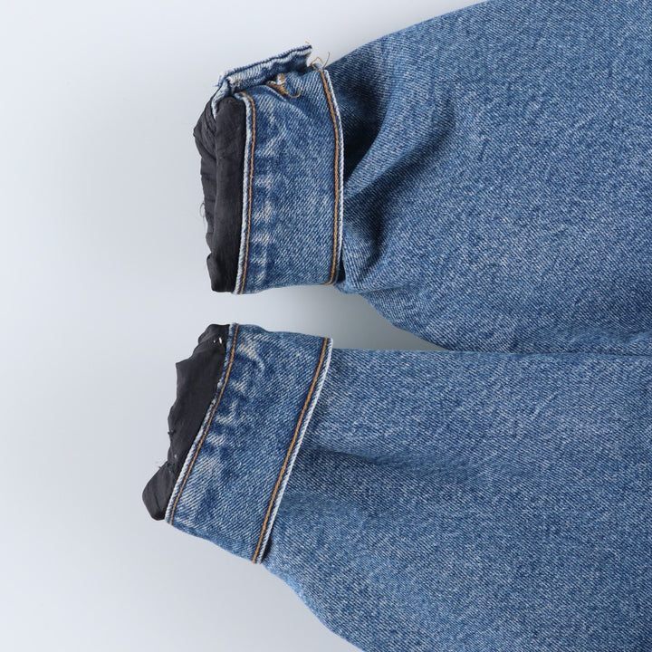 Vintage 80s-90'S Carhartt denim jacket, made in the USA, size M, men's cotton blue type Vintage Second Hand