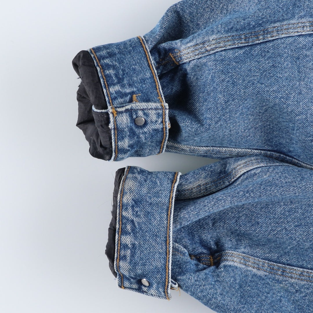 Vintage 80s-90'S Carhartt denim jacket, made in the USA, size M, men's cotton blue type Vintage Second Hand