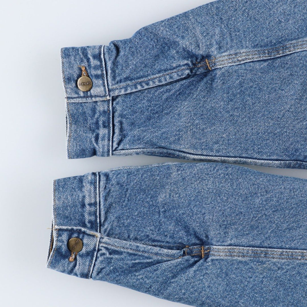 Vintage 80s-90'S Carhartt denim jacket, made in the USA, size M, men's cotton blue type Vintage Second Hand