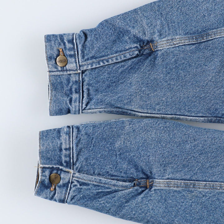 Vintage 80s-90'S Carhartt denim jacket, made in the USA, size M, men's cotton blue type Vintage Second Hand