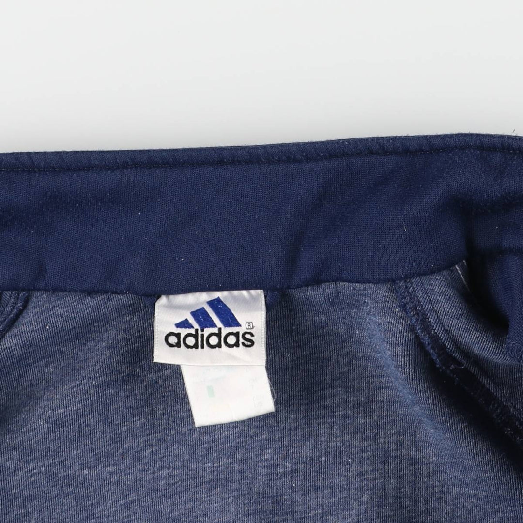 90'S Adidas Jersey Track Jacket Men's L Size Vintage polyester navy blue type Vintage Second Hand