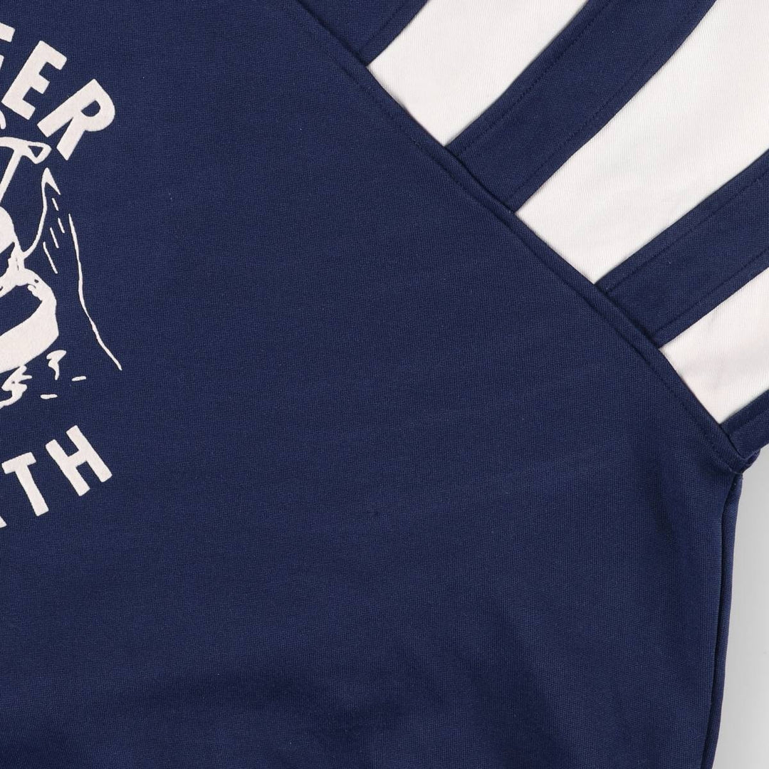 90'S Adidas Jersey Track Jacket Men's L Size Vintage polyester navy blue type Vintage Second Hand