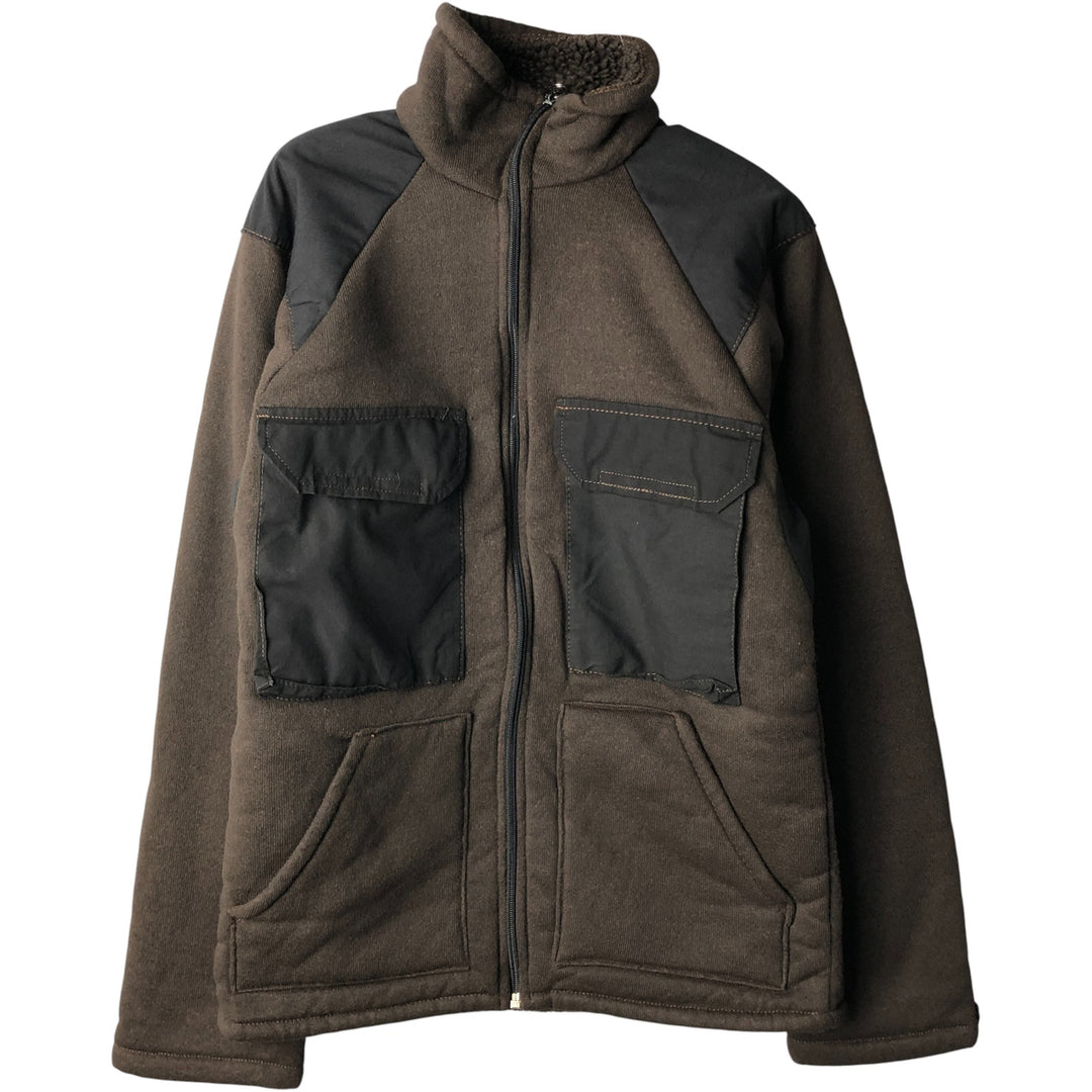 1990'S US Military Bear Jacket, Brown Pile Jacket, Military Fleece Jacket, Made in USA, Small, Men's Size S unclear brown type Vintage Second Hand