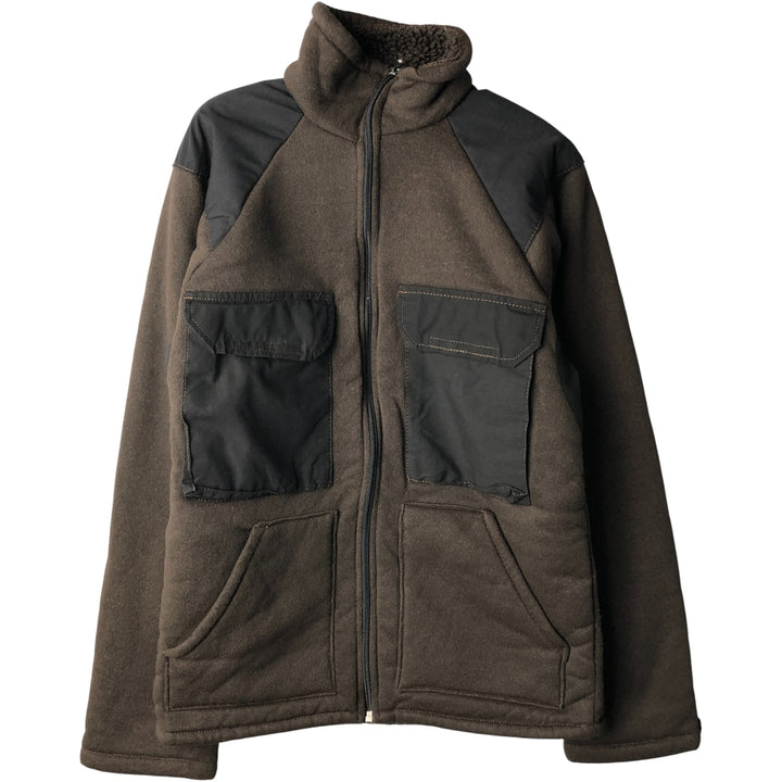 1990'S US Military Bear Jacket, Brown Pile Jacket, Military Fleece Jacket, Made in USA, Small, Men's Size S unclear brown type Vintage Second Hand