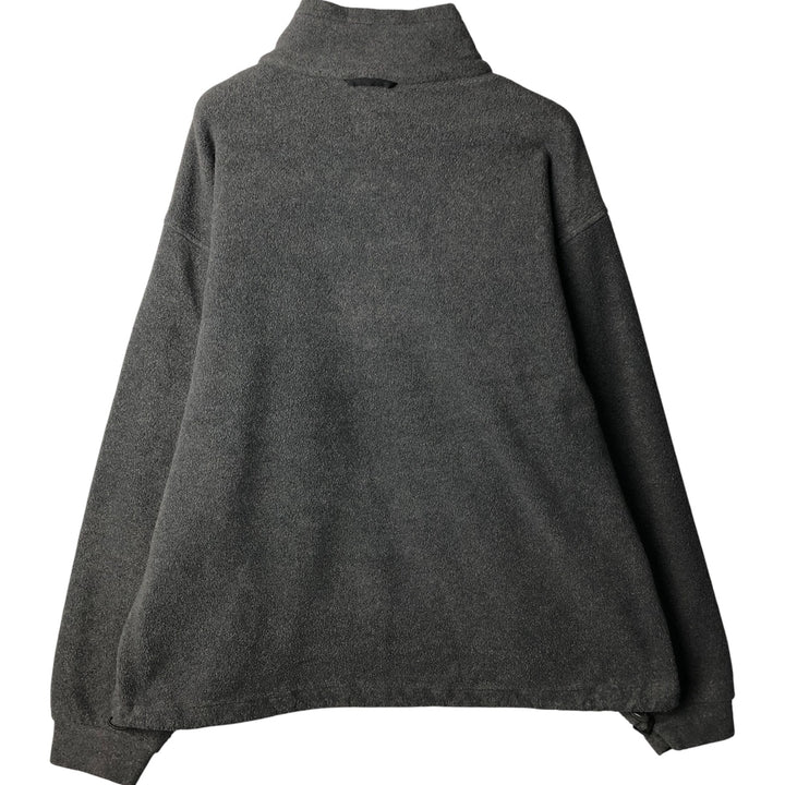 2000'S Columbia INTERCHANGE Fleece Jacket, Men's XL polyester Charcoal Vintage Second Hand