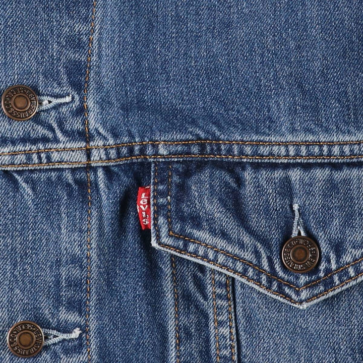 2000'S Levi's 70550-0414 Euro Model Denim Jacket, Men's Size XL cotton blue type Vintage Second Hand
