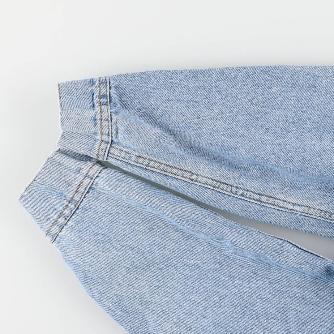Vintage Lee denim jacket from the 1980'S to 1990s, made in the USA, size L, men's. cotton blue type Vintage Second Hand