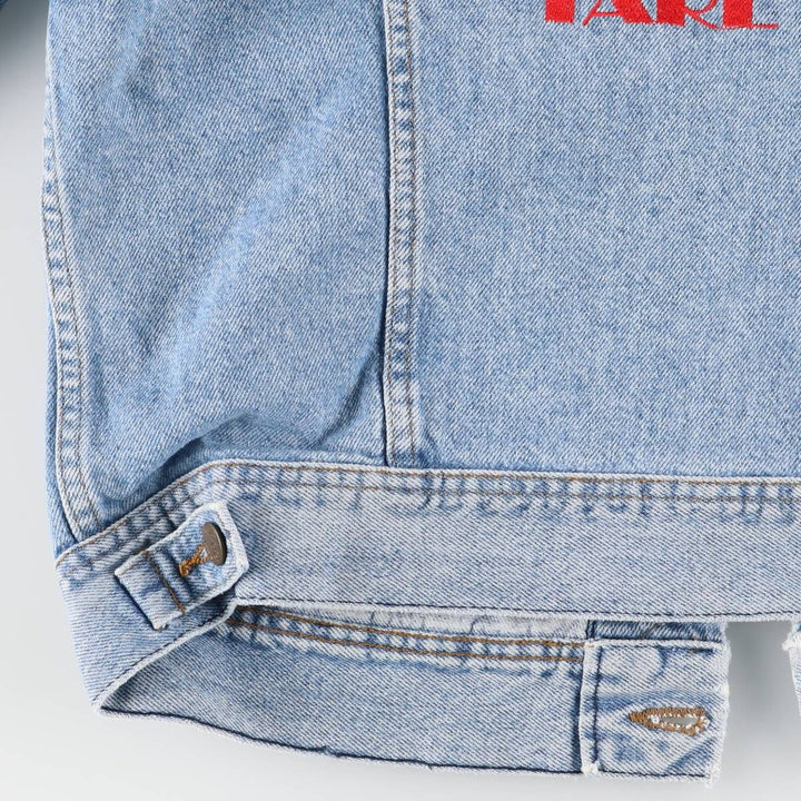 Vintage Lee denim jacket from the 1980'S to 1990s, made in the USA, size L, men's. cotton blue type Vintage Second Hand