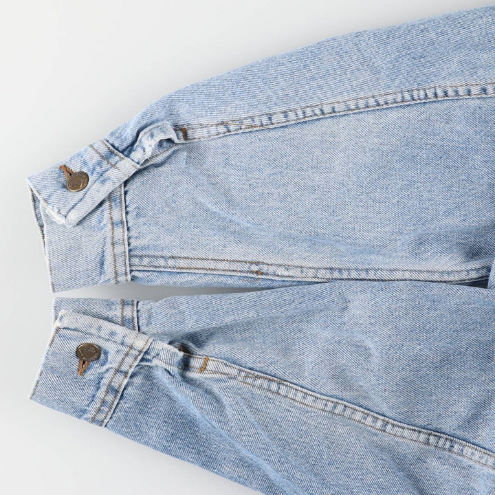 Vintage Lee denim jacket from the 1980'S to 1990s, made in the USA, size L, men's. cotton blue type Vintage Second Hand