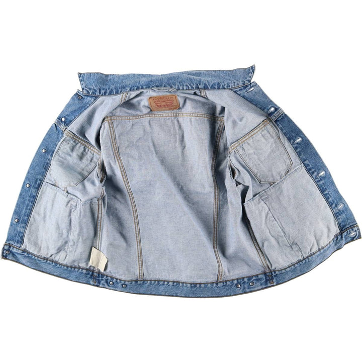 90'S Levi's 70503-0216 denim jacket, denim jacket, men's size M, vintage cotton blue type Vintage Second Hand