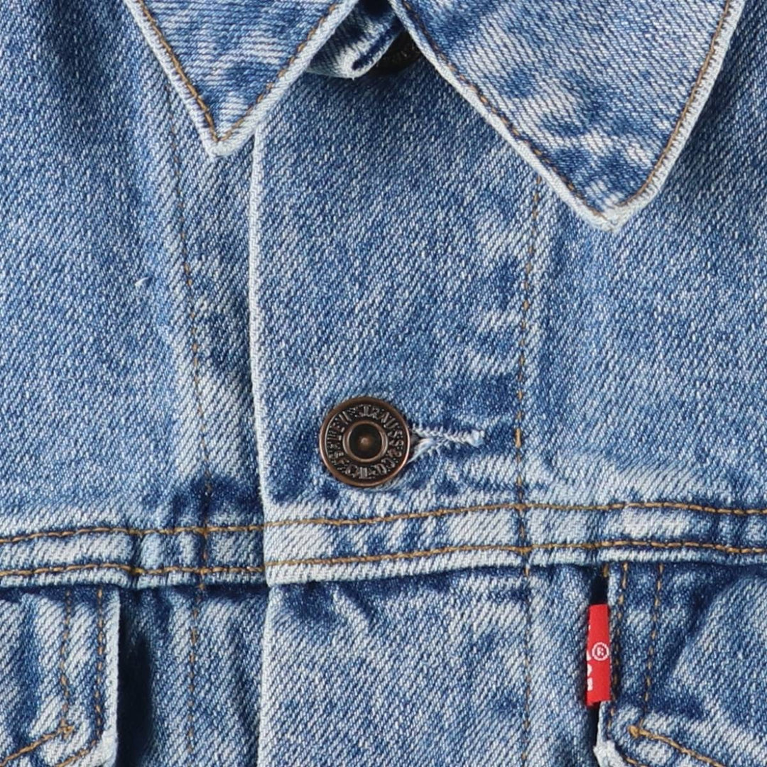 90'S Levi's 70503-0216 denim jacket, denim jacket, men's size M, vintage cotton blue type Vintage Second Hand