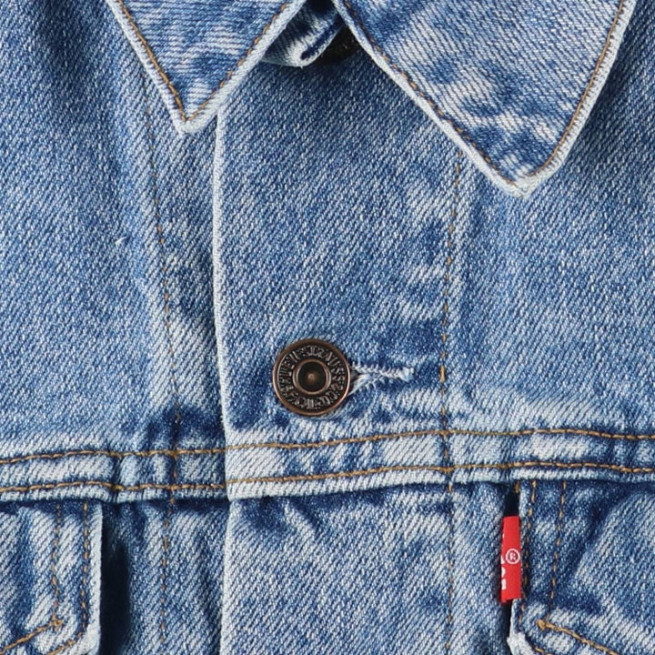 90'S Levi's 70503-0216 denim jacket, denim jacket, men's size M, vintage cotton blue type Vintage Second Hand