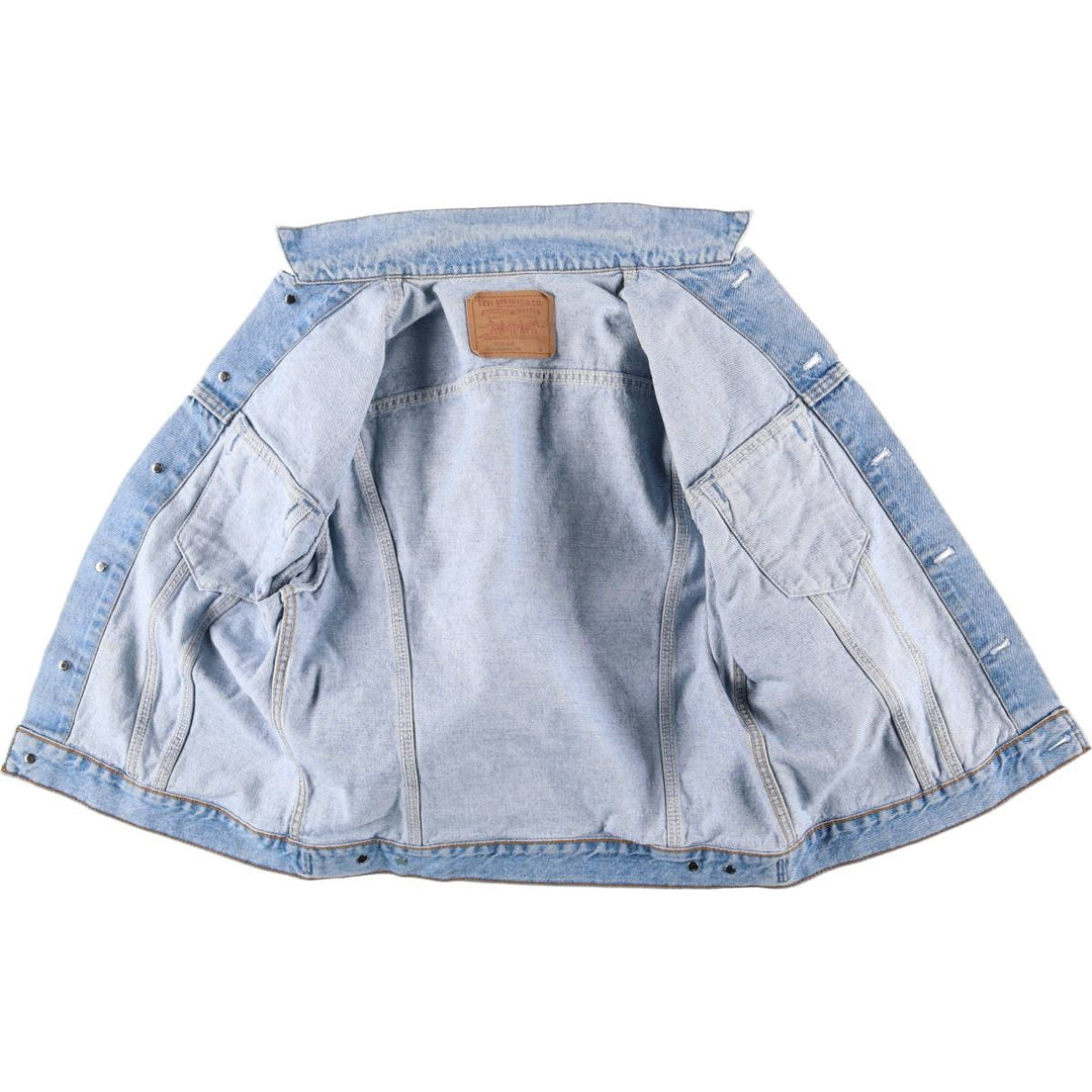 Levi's 75505-0212 Orange Tab Denim Jacket, Men's Size Medium unclear blue type Vintage Second Hand