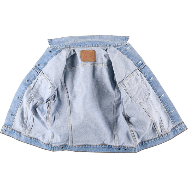 Levi's 75505-0212 Orange Tab Denim Jacket, Men's Size Medium unclear blue type Vintage Second Hand