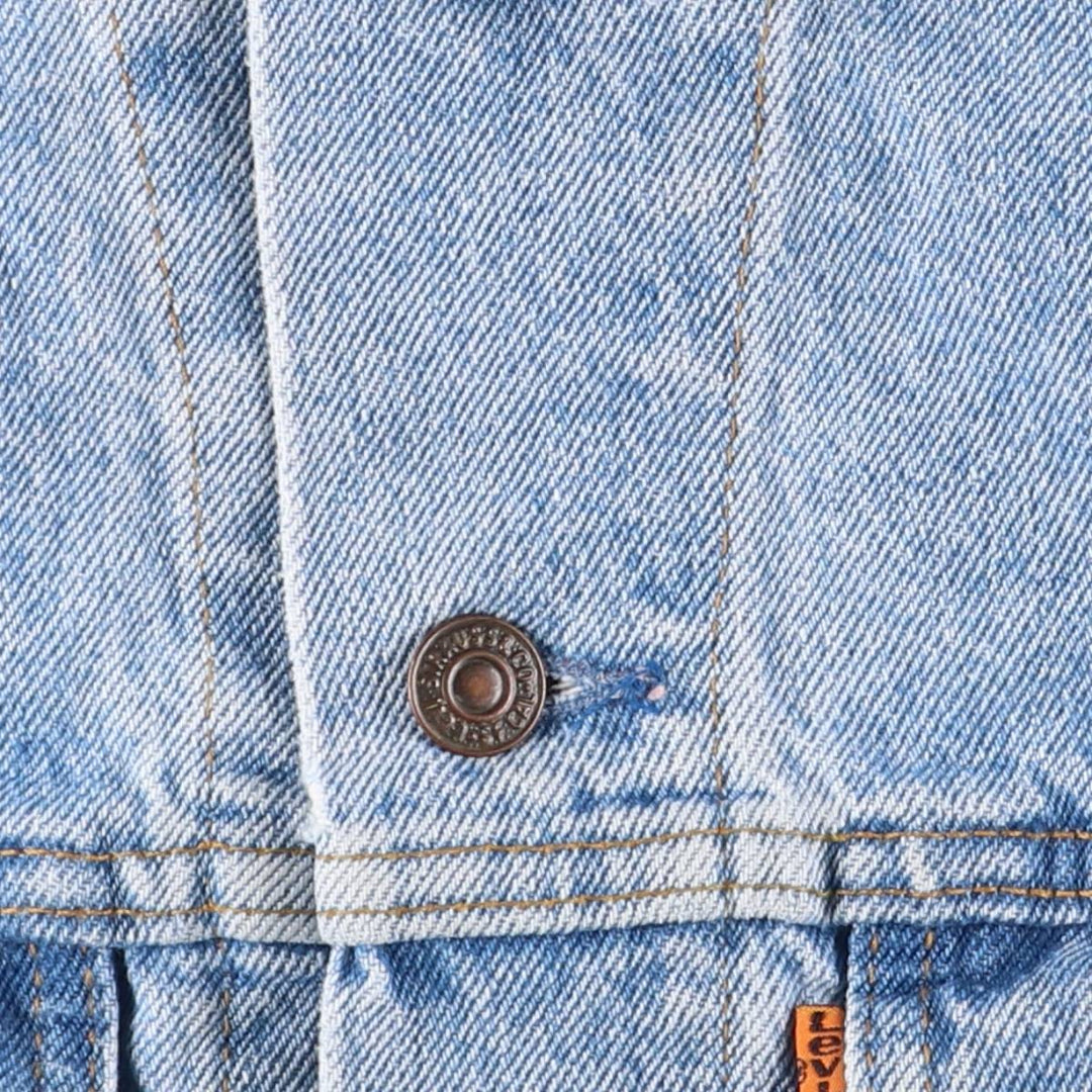 Levi's 75505-0212 Orange Tab Denim Jacket, Men's Size Medium unclear blue type Vintage Second Hand