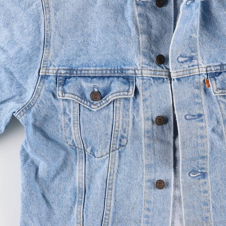 Levi's 75505-0212 Orange Tab Denim Jacket, Men's Size Medium unclear blue type Vintage Second Hand