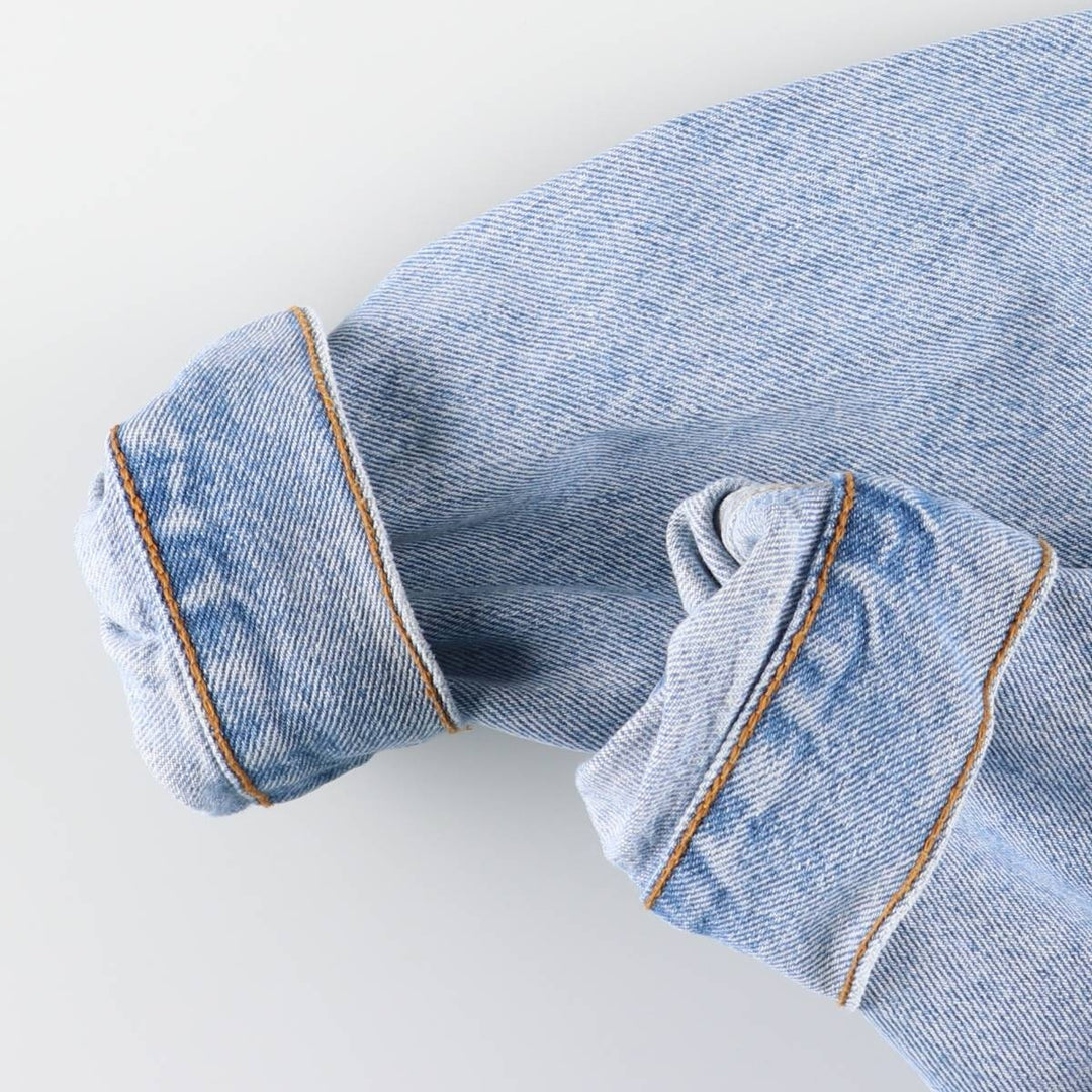 Levi's 75505-0212 Orange Tab Denim Jacket, Men's Size Medium unclear blue type Vintage Second Hand