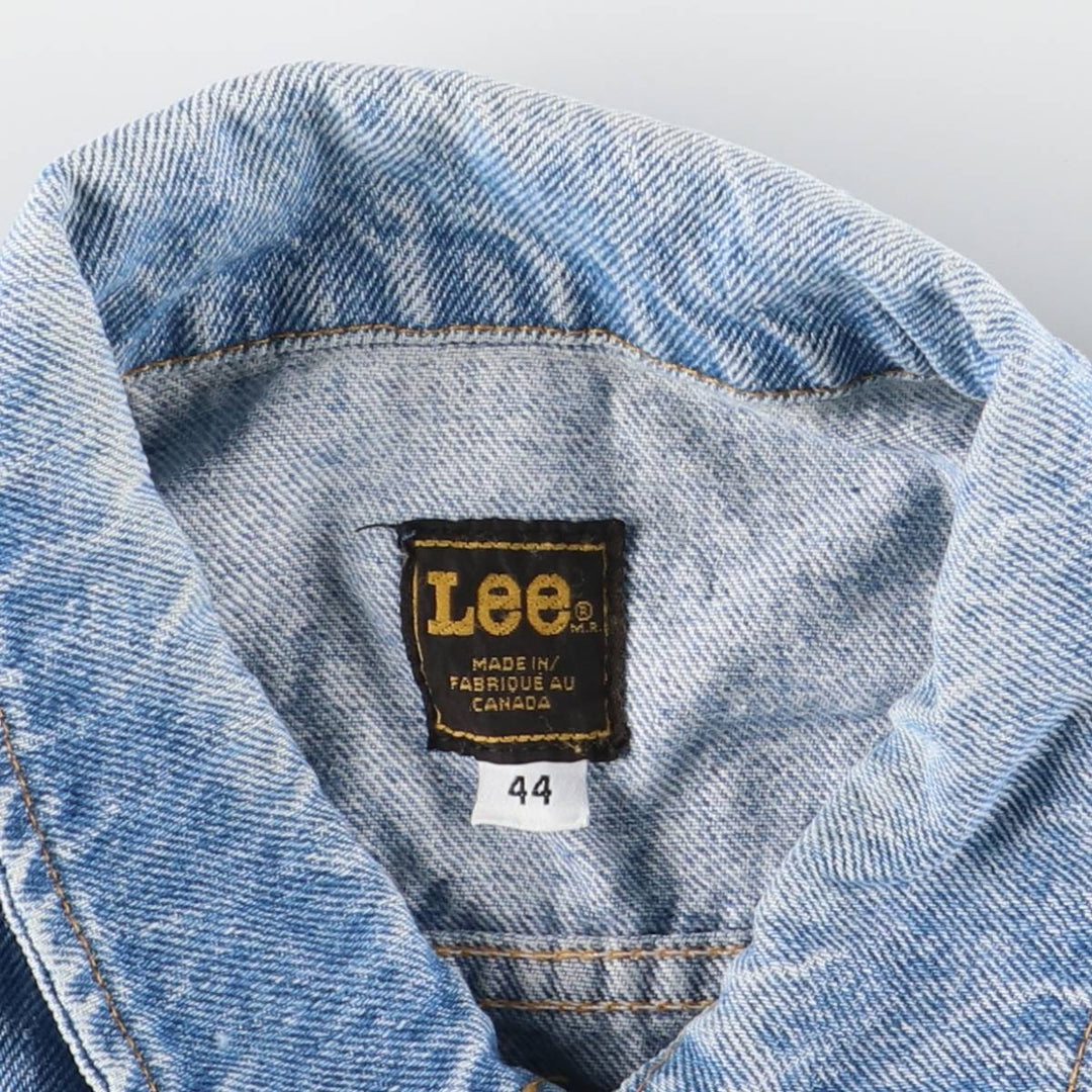 Vintage Lee denim jacket, made in Canada, size L, men's size L unclear blue type Vintage Second Hand