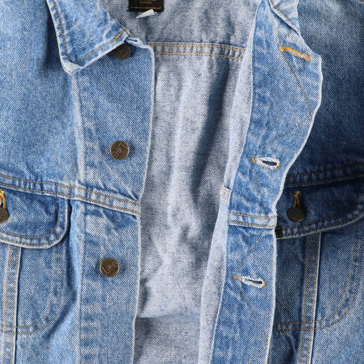 Vintage Lee denim jacket, made in Canada, size L, men's size L unclear blue type Vintage Second Hand