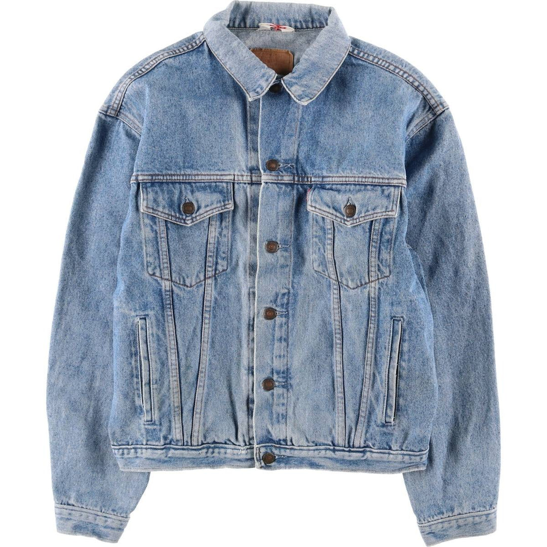 Vintage 80s-90'S Levi's 70503-0214 denim jacket, men's size M cotton blue type Vintage Second Hand