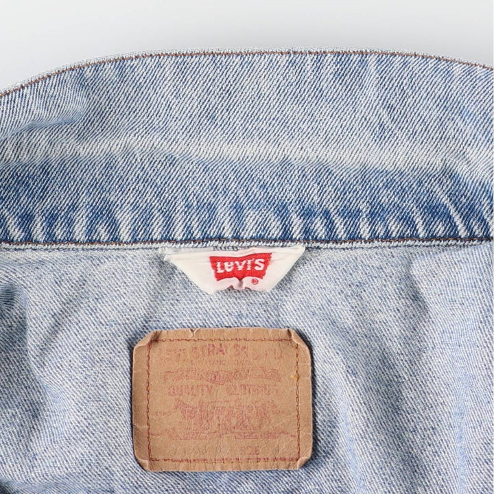 Vintage 80s-90'S Levi's 70503-0214 denim jacket, men's size M cotton blue type Vintage Second Hand
