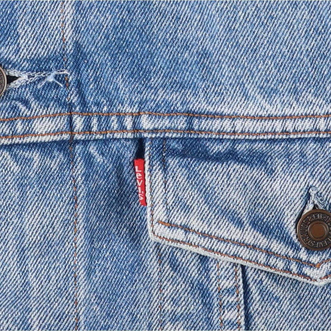 Vintage 80s-90'S Levi's 70503-0214 denim jacket, men's size M cotton blue type Vintage Second Hand