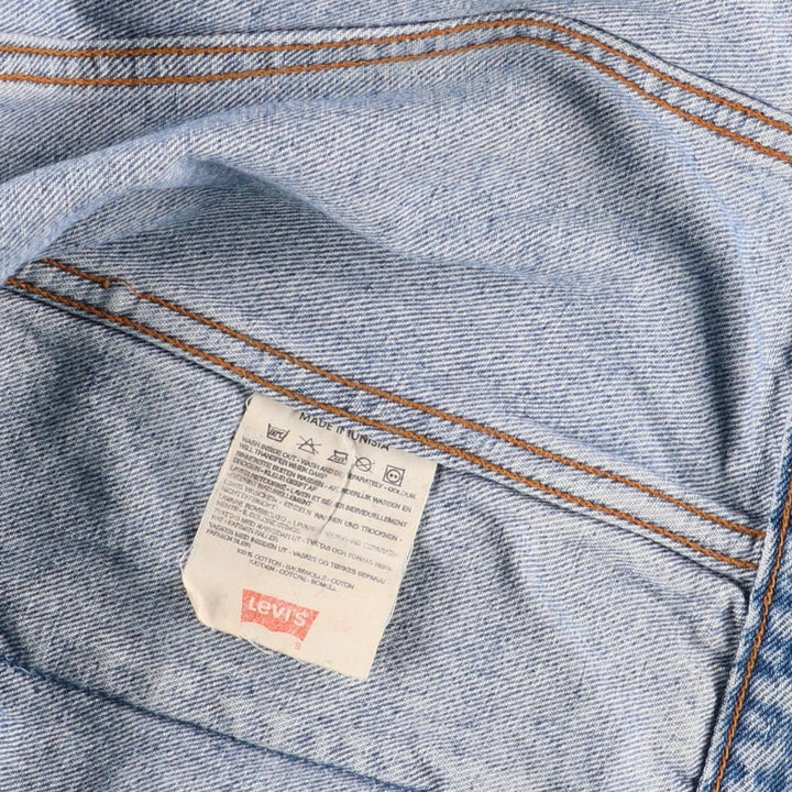 Vintage 80s-90'S Levi's 70503-0214 denim jacket, men's size M cotton blue type Vintage Second Hand