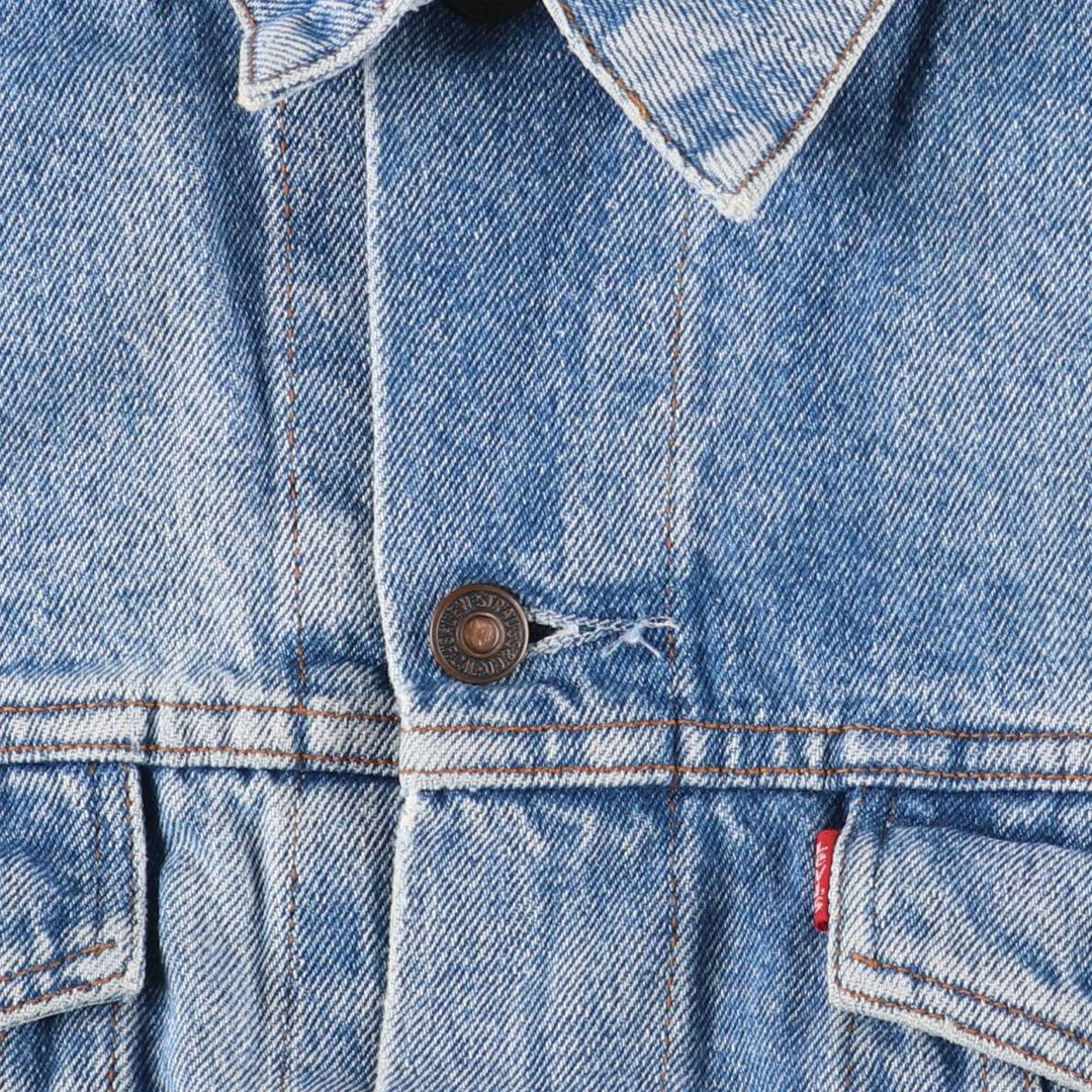 Vintage 80s-90'S Levi's 70503-0214 denim jacket, men's size M cotton blue type Vintage Second Hand