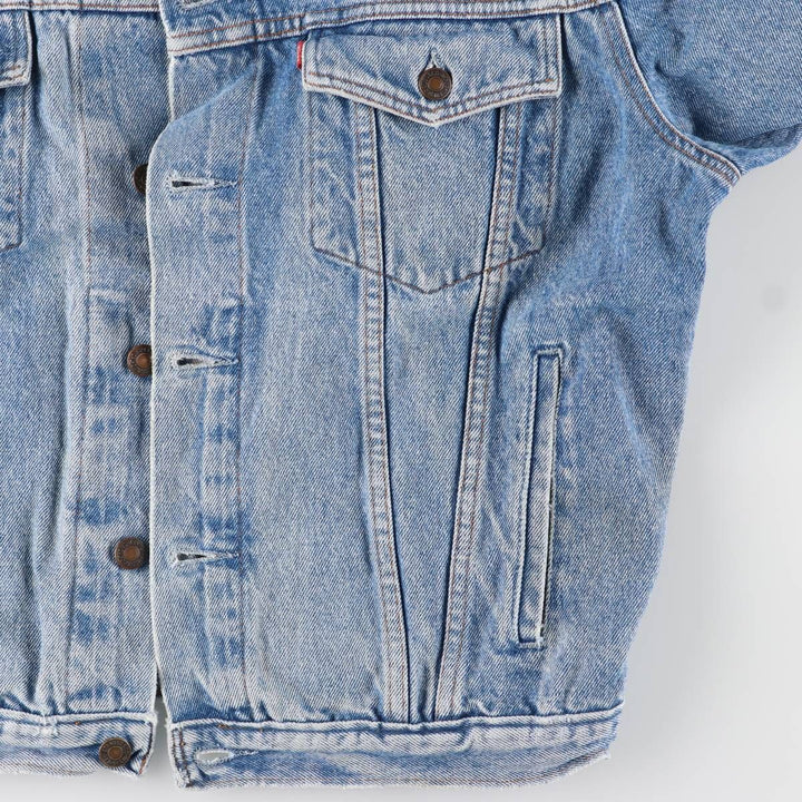 Vintage 80s-90'S Levi's 70503-0214 denim jacket, men's size M cotton blue type Vintage Second Hand
